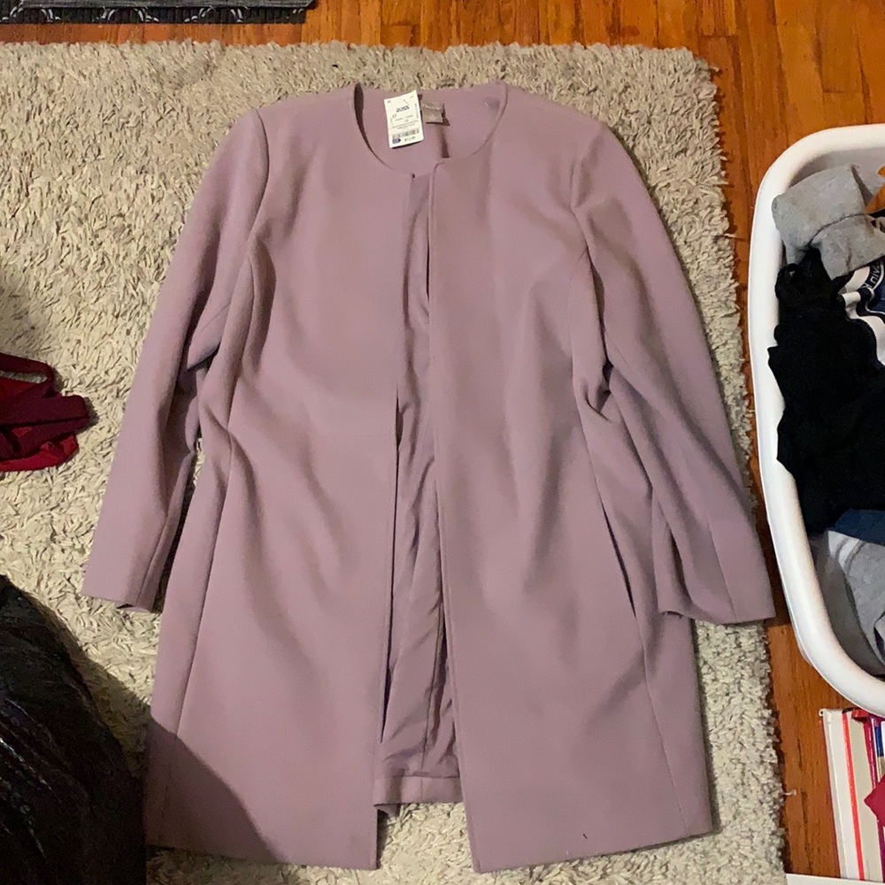 Purple long blazer - Picture 1 of 1